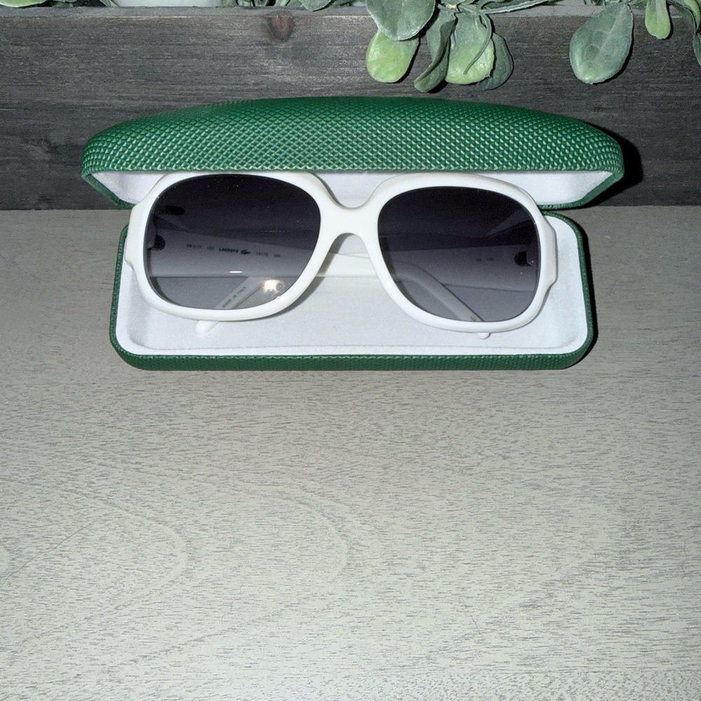 Lacoste White Sunglasses